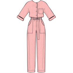 Jumpsuit og kjole Simplicity snitmønster 8907