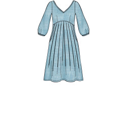 Kjole Simplicity snitmønster 8910