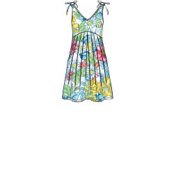 Kjole Simplicity snitmønster 8910