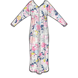 Kaftan også plusmode Simplicity Snitmønster 8911 A