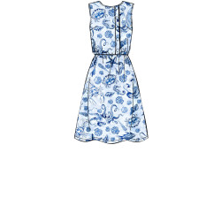Sommerkjole Simplicity snitmønster 8914
