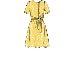 Sommerkjole Simplicity snitmønster 8914