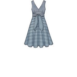 Kjole Simplicity snitmønster 8916