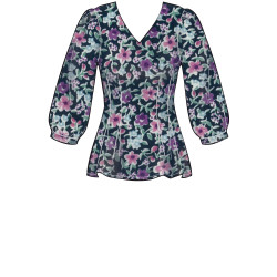 Bluse Simplicity snitmønster 8921