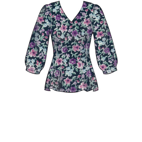 Bluse Simplicity snitmønster 8921