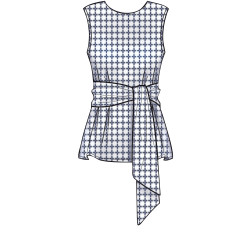 Bluse Simplicity snitmønster 8921