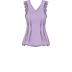 Bluse Simplicity snitmønster 8921