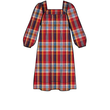 Tunika kjole og bukser også plusmode Simplicity snitmønster 8926