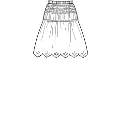 Nederdel Simplicity snitmønster 8929