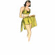 1940èrne Bikinitop shorts og skørt Simplicity snitmønster 8932