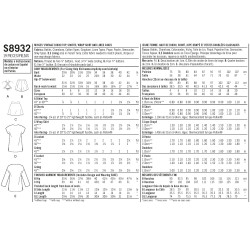 1940èrne Bikinitop shorts og skørt Simplicity snitmønster 8932