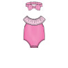 Body og hårbånd babytøj Simplicity snitmønster 8933