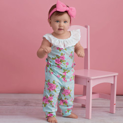 Body og hårbånd babytøj Simplicity snitmønster 8933