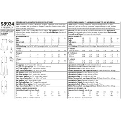 Kjole og heldragt børnetøj Simplicity snitmønster 8934