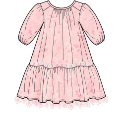 Pigekjole Simplicity snitmønster 8935