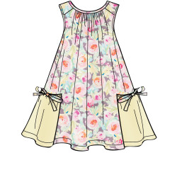 Pigekjole Simplicity snitmønster 8935