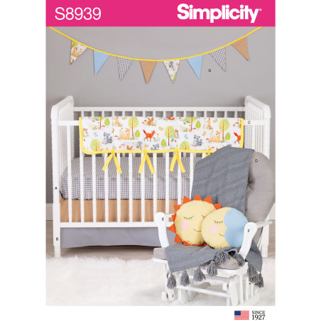 Sengerand og puder Simplicity snitmønster 8939