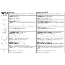 Sengerand og puder Simplicity snitmønster 8939