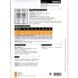 Posebuks & Nickers Onion snitmønster 20053