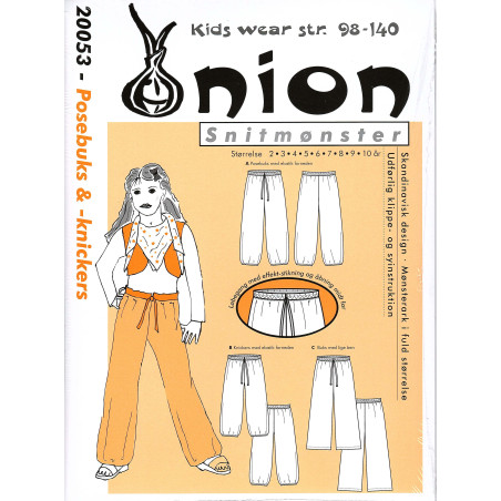 Posebuks & Nickers Onion snitmønster 20053