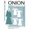 Maxikjole m/poseærmer Onion snitmønster 2083