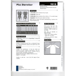 Coatigan Plusmode Onion snitmønster 9018