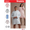 Sweatshirt kjole snitmønster Simplicity 8947