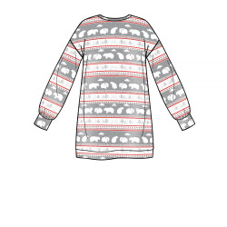 Sweatshirt kjole snitmønster Simplicity 8947
