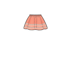 Pige nederdel Simplicity snitmønster 8961