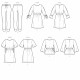 Pigetøj kjole tunika og bukser Simplicity snitmønster 8965