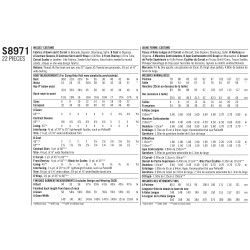 Sky drage voksen kostume Simplicity snitmønster 8971