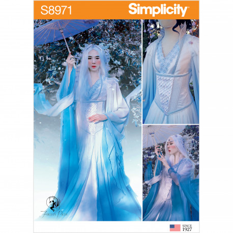 Sky drage voksen kostume Simplicity snitmønster 8971