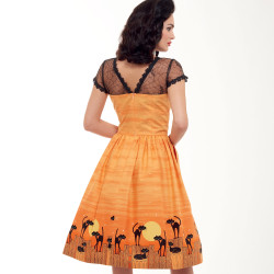 Voksen kostume Rackabilly kjole også plusmode  Simplicity snitmønster 8979