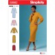 Kjole nederdel og sweater Simplicity snitmønster 8982