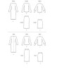 Kjole nederdel og sweater Simplicity snitmønster 8982