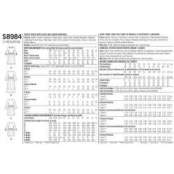 Tunika og kjole m/lommer  også plusmode Simplicity snitmønster 8984