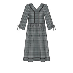 Tunika og kjole m/lommer  også plusmode Simplicity snitmønster 8984