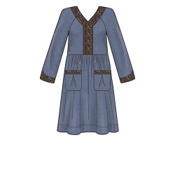 Tunika og kjole m/lommer  også plusmode Simplicity snitmønster 8984