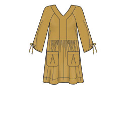 Tunika og kjole m/lommer  også plusmode Simplicity snitmønster 8984