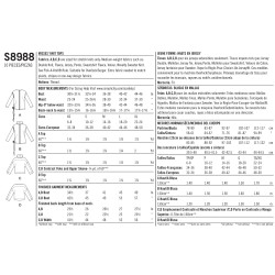 Sweater Simplicity snitmønster 8988