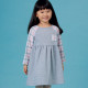 Pige kjole Simplicity snitmønster 8998 easy