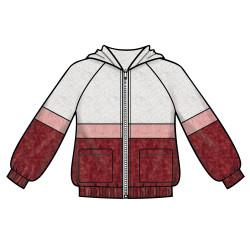 Pige jakke m/hætte Simplicity snitmønster 8999