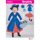 Mary Poppins dukke m/tøj Simplicity snitmønster 9000