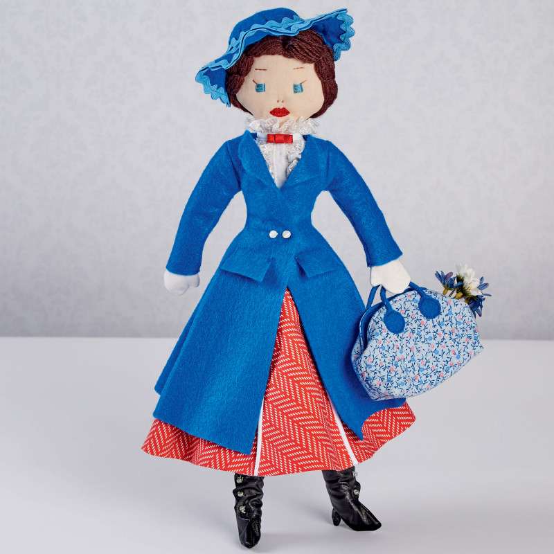 Mary Poppins dukke m/tøj