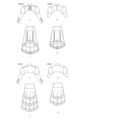 Voksen kostume Steampunk Simplicity snitmønster 9007