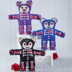 Tøjdyr hund kat og bamse Simplicity snitmønster 8968 os