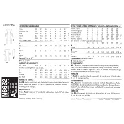 Dame kjole og tørklæde New look snitmønster 6632