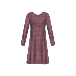 Dame kjole og tørklæde New look snitmønster 6632