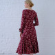 Dame kjole i baner New look snitmønster 6635