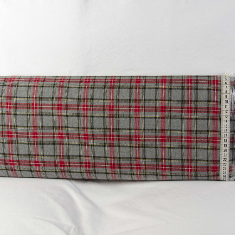 Klantern Grå  faststof metervare 63 % Polyester 34 % Viscose 3 % Elastahn